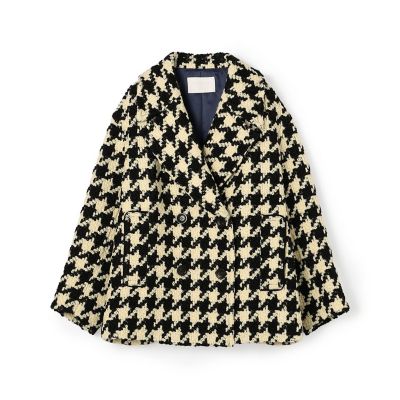 予約商品11月上旬以降順次お届け】ハウンドトゥースツイード ビッグ