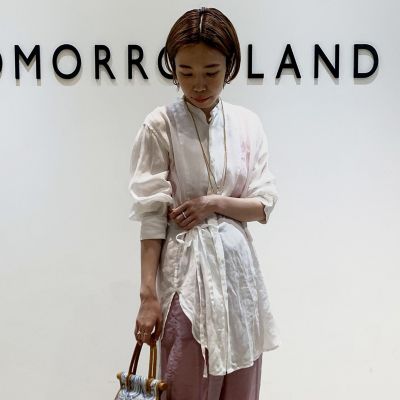 ラミー　オーバーラップシャツ