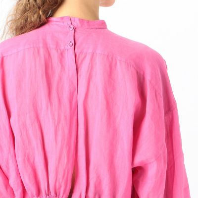 ラミー　ウエストギャザーブラウス