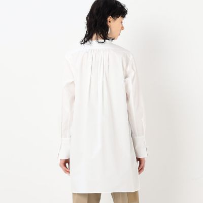 コットンレースコンビ　ボザムチュニックシャツ