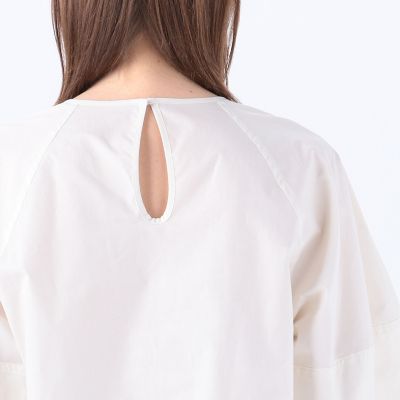 【ＷＥＢ限定】コットンシルクローン　ボリュームスリーブブラウス