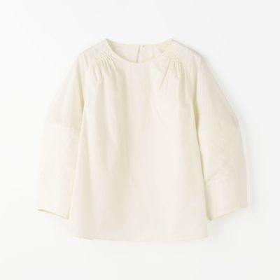 【ＷＥＢ限定】コットンシルクローン　ボリュームスリーブブラウス