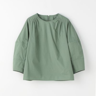 【ＷＥＢ限定】コットンシルクローン　ボリュームスリーブブラウス