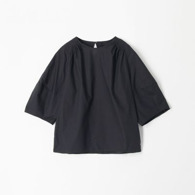 【別倉庫からの配送】 コットンシルクローン ボリュームスリーブブラウス maison | シャツ+ブラウス(長袖+七分)