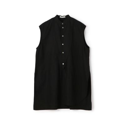 セルロースリネンコットンニドム　ノースリーブチュニックシャツ