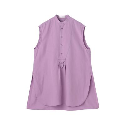 セルロースリネンコットンニドム　ノースリーブチュニックシャツ