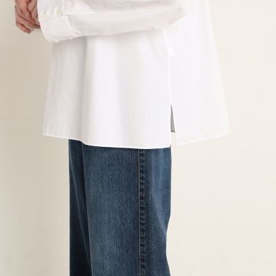 コットングログラン　ハイネックブラウス