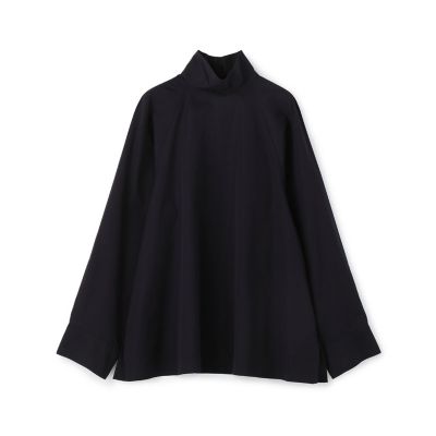 コットングログラン　ハイネックブラウス