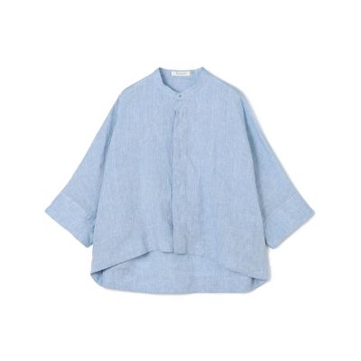 ＜maison TOMORROWLAND＞フレンチリネン　ハーフスリーブシャツ