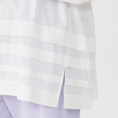 コットンローン　ブザムチュニックシャツ