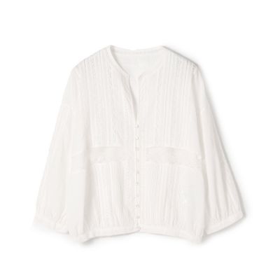 ＜maison TOMORROWLAND＞ビンテージローン　ショートブラウス