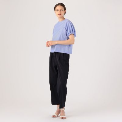 ★tantan07★コットンブロード パフスリーブブラウス　size36 コットンブロード パフスリーブブラウス | maison TOMORROWLAND