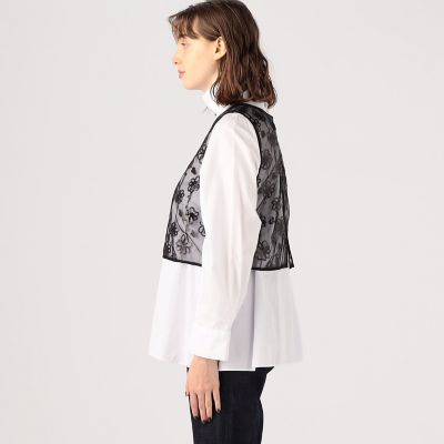 【MACPHEE】 メッシュスパンコール Vネックプルオーバー SOLDOUT】TOMORROWLAND MACPHEE マカフィー レディース メッシュ