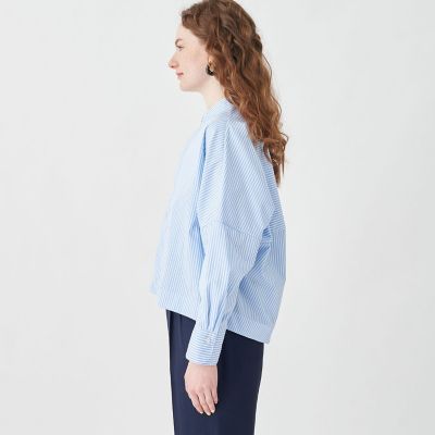 MACPHEE 【MACPHEE】コットンブロード コクーンシャツ