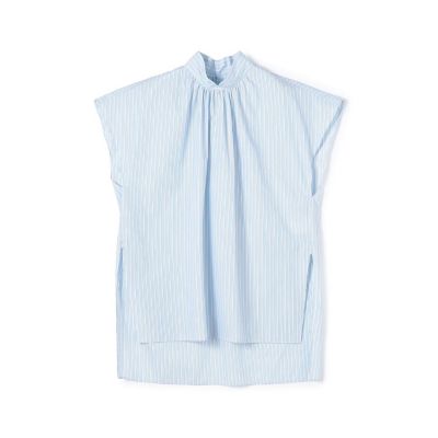 maison TOMORROWLAND/メゾン トゥモローランド コットンブロード ハイネックシャツ