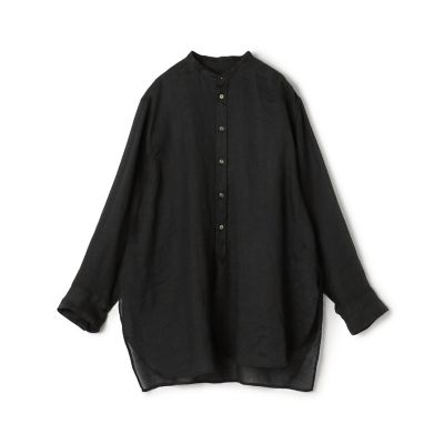 リネンラミーバンドカラーシャツ | maison TOMORROWLAND/メゾン