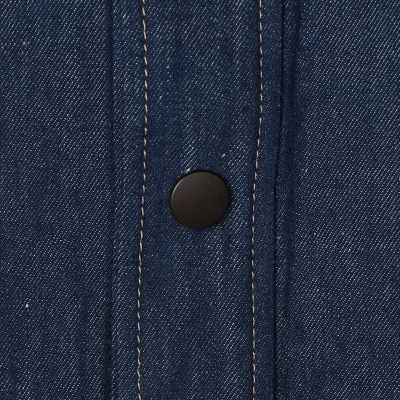 リアクティブデニム　ハーフスリーブシャツ
