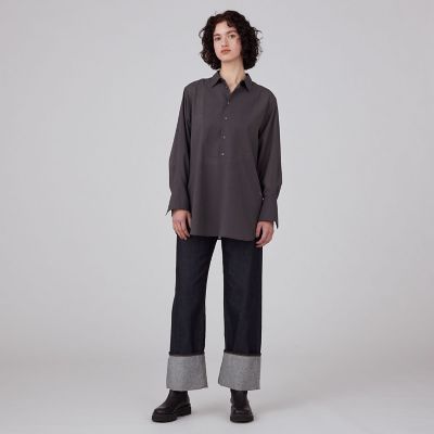 ポリエステルウールボイル　チュニックシャツ