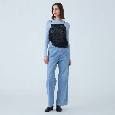 美品❤︎マカフィー❤︎ メッシュエンブロイダリー キャミソール メッシュエンブロイダリー キャミソール | maison TOMORROWLAND