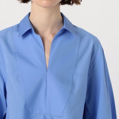 LOEFF コットンブロード　スキッパーシャツ LOEFF（ロエフ）の「＜LOEFF＞コットン ブロード スキッパー