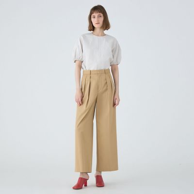 tricot COMME des GARCONS デニムパフスリーブブラウス WEB限定】リアクティブデニム パフスリーブブラウス | maison