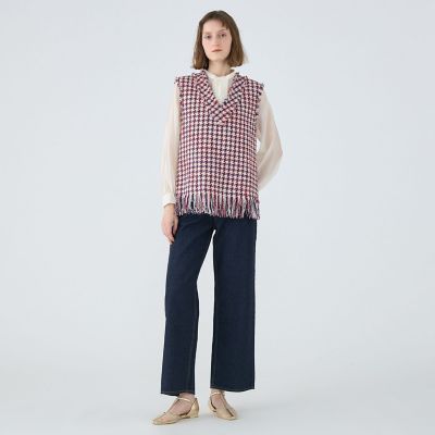 TOMORROWLAND 39,600円メタリックツイード Vネックベスト セール】 メタリックツイード Vネックベスト （ベスト）｜TOMORROWLAND