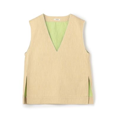 フラッフィーエンブロイダリー ショートベスト | maison