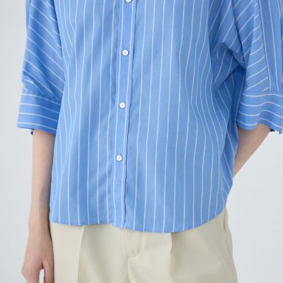 Theory コットンドルマリンスリーブシャツ　白 セオリー Theory COTTON SHIRTING SS CUFF P （ホワイト