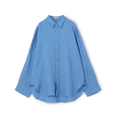 【美品】TOMORROWLAND リネンシャーティング クロップドシャツ リネンシャーティング クロップドシャツ | maison TOMORROWLAND