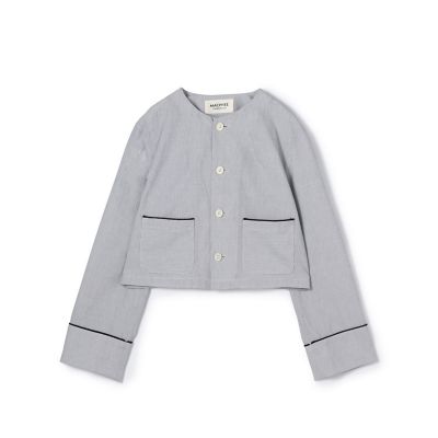 ＜maison TOMORROWLAND＞【予約商品６月上旬以降順次お届け】コットンコード　クルーネックジャケット