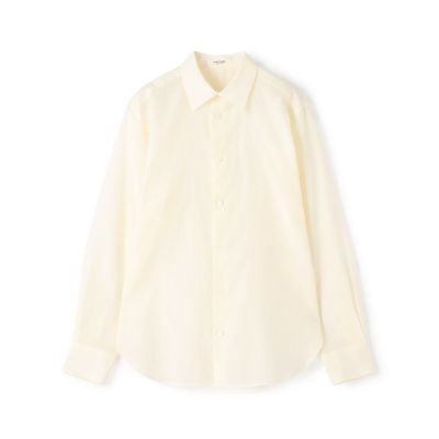 【送料無料】maison TOMORROWLAND/メゾン トゥモローランド コットンシルクローン レギュラーカラーシャツ 11ホワイト トップス【三越伊勢丹/公式】