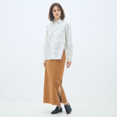 ブルームプリント レギュラーカラーシャツ | maison TOMORROWLAND