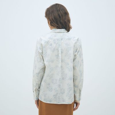 ブルームプリント レギュラーカラーシャツ | maison TOMORROWLAND 