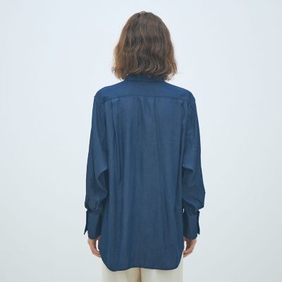 予約商品9月下旬以降順次お届け】ライトデニム チュニック