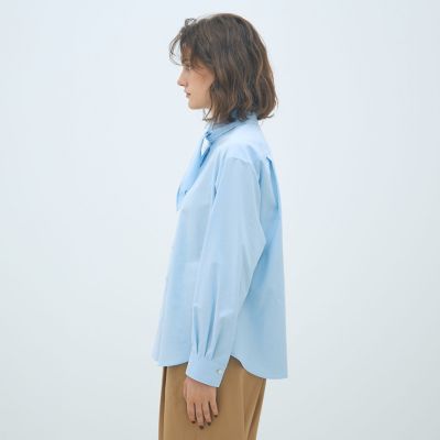 ■専用■美品 トゥモローランド ギャルリーヴィー オックスフォード ブラウス コットンオックスフォード タイ付きブラウス | maison TOMORROWLAND
