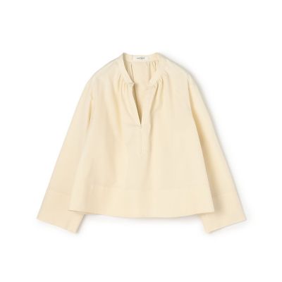 コットンブロード プルオーバーブラウス | maison TOMORROWLAND/メゾン