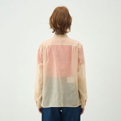 シルクブレンドスラブ チュニックシャツ | maison TOMORROWLAND/メゾン
