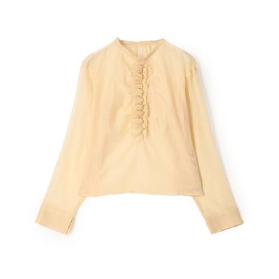 シルクブレンドスラブ プルオーバーブラウス | maison TOMORROWLAND