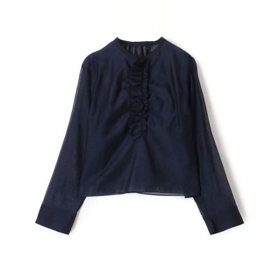 シルクブレンドスラブ プルオーバーブラウス | maison TOMORROWLAND