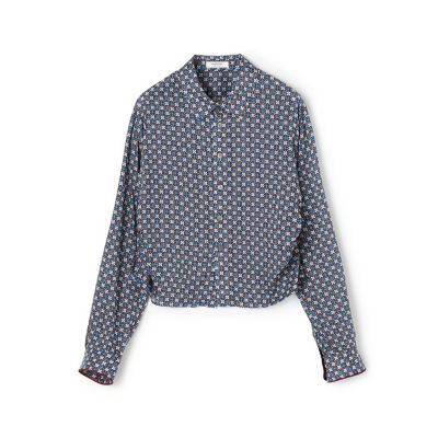 ＜maison TOMORROWLAND＞デイジーリンクプリント　サイドシャーリングシャツ