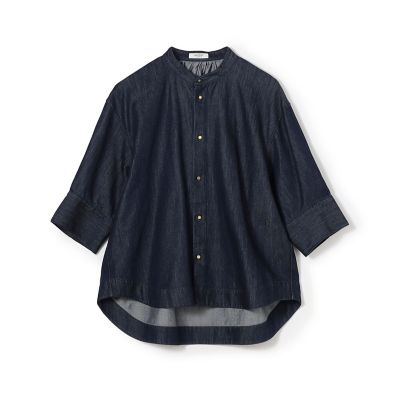 ＜maison TOMORROWLAND＞【予約商品５月中旬以降順次お届け】コットンセルロースデニム　オーバーサイズシャツ