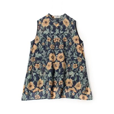 WEB先行予約】ウォールペーパープリント スリーブレスブラウス