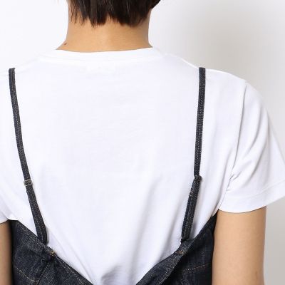 コットンダンガリー　ビスチェ