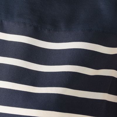 シルクボーダー　Ｖネックノースリーブプルオーバー