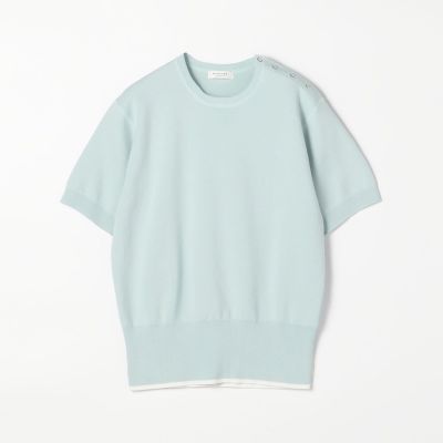 コットンスムース　ハーフスリーブプルオーバー