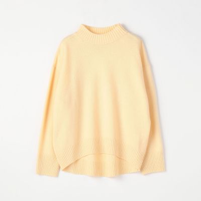 ファインラムズウール　ビルドネックプルオーバー