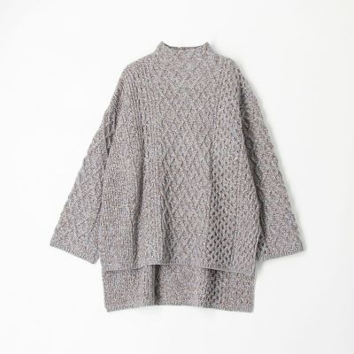 エアヤーンケーブル　ビルドネックプルオーバー