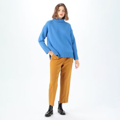 【極美品】TOMORROWLANDカシミヤ混タートルニットプルオーバー ラムカシミヤ タートルネックプルオーバー | maison TOMORROWLAND