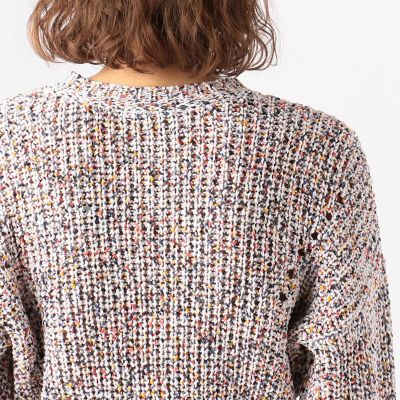 コットンスプラッシュプリント　ショートプルオーバー