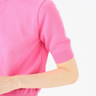 ドライコットン　ハーフスリーブカーディガン